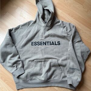Fear of God ESSENTIALS Hoodie in Taupe Gray